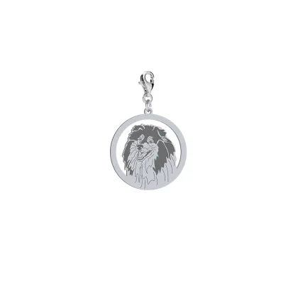 Silver Rough Collie charms, FREE ENGRAVING - MEJK Jewellery