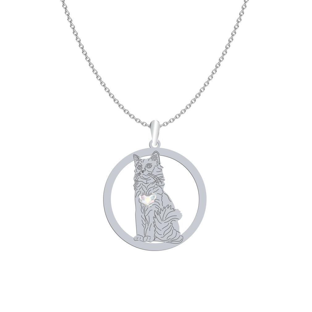 Naszyjnik z Kotem Afrodyty srebro GRAWER GRATIS - MEJK Jewellery