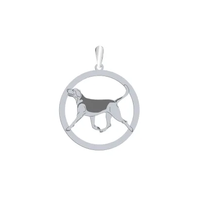 Silver Polish Hound pendant, FREE ENGRAVING - MEJK Jewellery