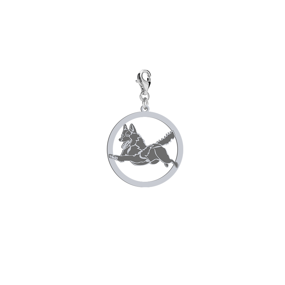 Silver Schipperke charms, FREE ENGRAVING - MEJK Jewellery