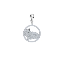 Srebrny Charms z Królikiem Lew Miniaturka - MEJK Jewellery