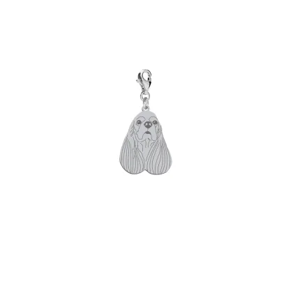 Charms z psem Cocker Spaniel Amerykański srebro GRAWER GRATIS - MEJK Jewellery