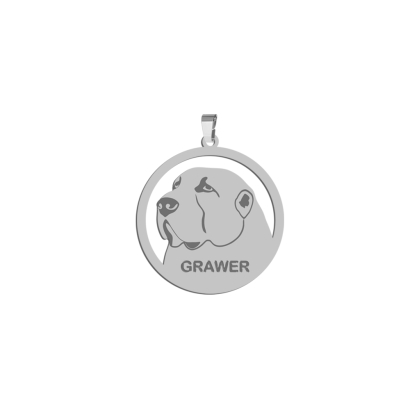 Zawieszka z psem Central Asian Shepherd Dog srebro GRAWER GRATIS - MEJK Jewellery