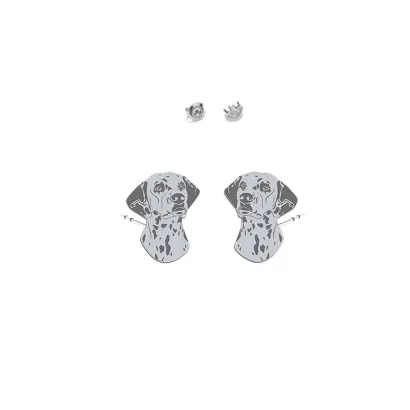 Silver Dalmatian earrings  - MEJK Jewellery