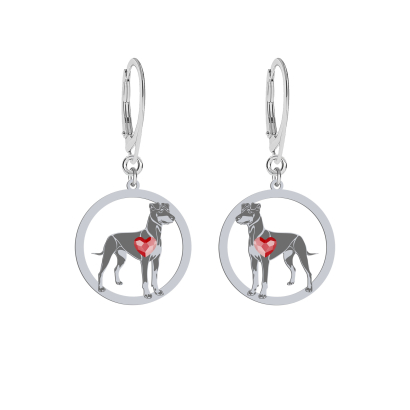 Silver Manchester terrier engraved earrings - MEJK Jewellery