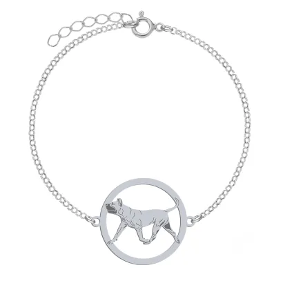 Bransoletka z psem Dog Kanaryjski srebro GRAWER GRATIS - MEJK Jewellery