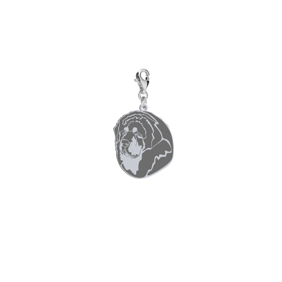 Charms z psem Mastif Tybetański srebro GRAWER GRATIS - MEJK Jewellery
