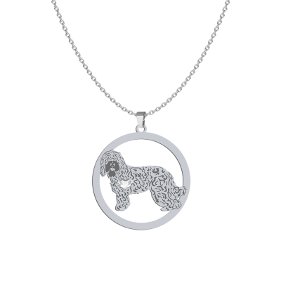 Silver Barbet engraved necklace - MEJK Jewellery