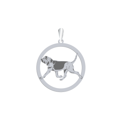 Silver Bloodhound pendant - MEJK Jewellery