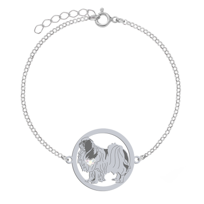 Silver Japanese Chin bracelet, FREE ENGRAVING - MEJK Jewellery