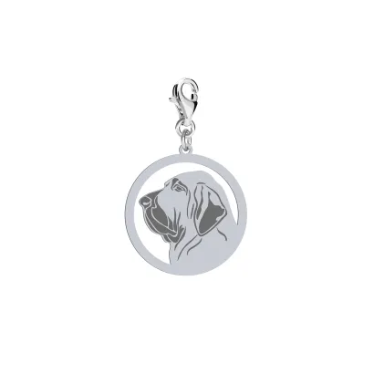 Silver Fila Brasileiro charms, FREE ENGRAVING - MEJK Jewellery