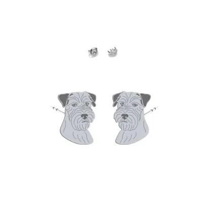 Kolczyki wkrętki Jack Russell Terrier Szorstkowłosy srebro 925 - MEJK Jewellery