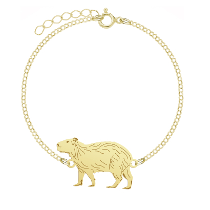 Bransoletka Pozłacana Kapibara GRAWER GRATIS - MEJK Jewellery