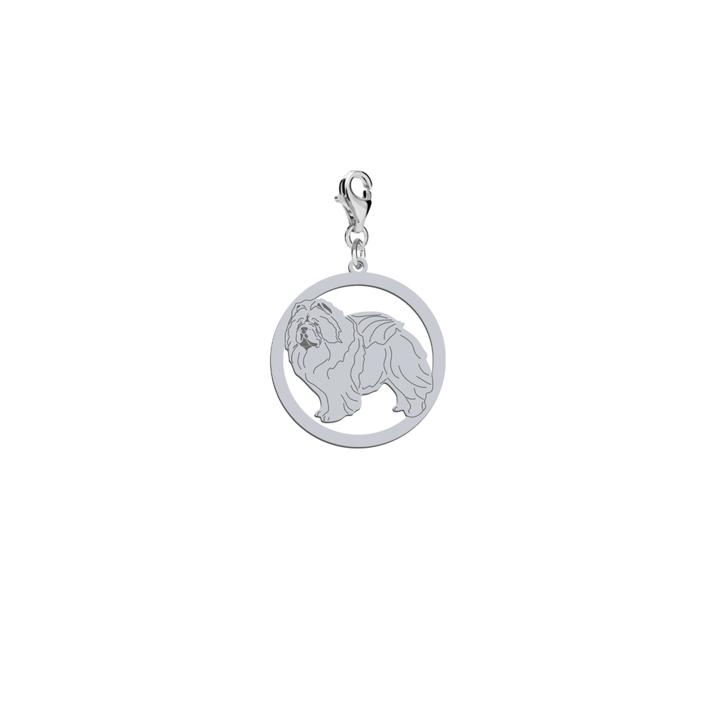 Silver Chow chow engraved charms - MEJK Jewellery