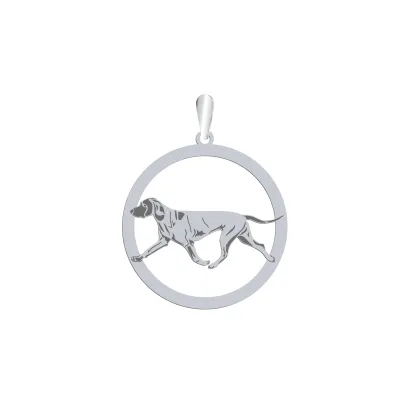 Silver Bavarian Mountain Hound pendant, FREE ENGRAVING - MEJK Jewellery