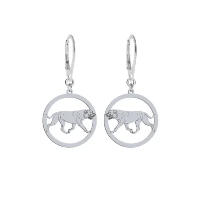 Silver Ca de Bou earrings, FREE ENGRAVING - MEJK Jewellery