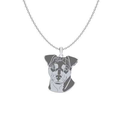 Silver Brazilian Terrier necklace, FREE ENGRAVING - MEJK Jewellery