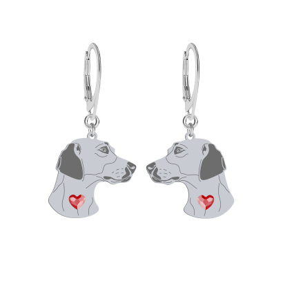 Silver Beagle harrier engraved earrings - MEJK Jewellery
