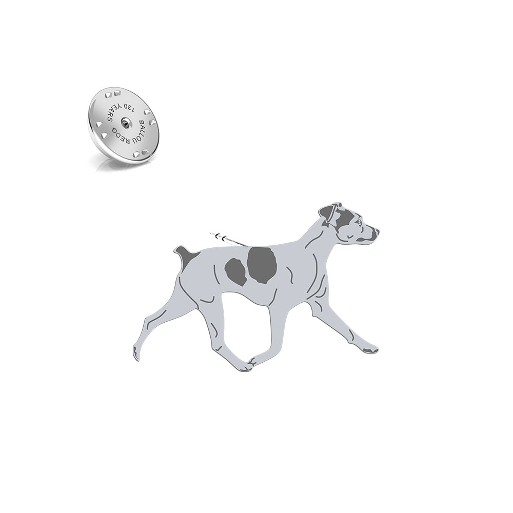 Silver Brazilian Terrier pin - MEJK Jewellery