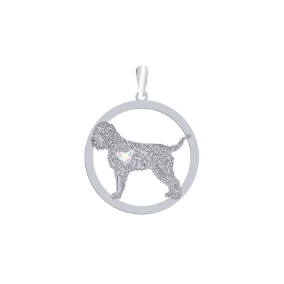 Silver Lagotto Romagnolo pendant, FREE ENGRAVING - MEJK Jewellery