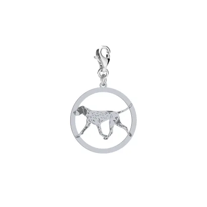 Silver Braque d'Auvergne engraved charms - MEJK Jewellery