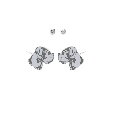 Silver Cane Corso earrings - MEJK Jewellery