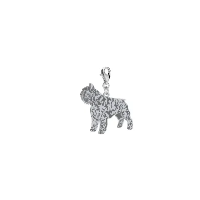 Silver Bouvier des Flandres charms, FREE ENGRAVING - MEJK Jewellery