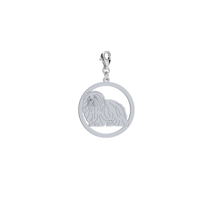 Silver Coton de Tulear engraved charms - MEJK Jewellery