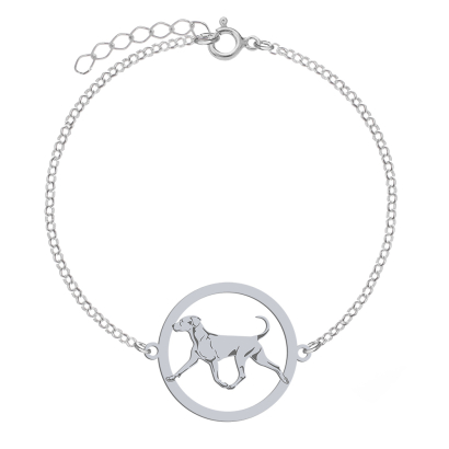 Silver German Pinscher bracelet, FREE ENGRAVING - MEJK Jewellery