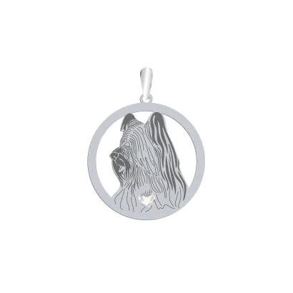 Skye Terrier pendant, FREE ENGRAVING - MEJK Jewellery