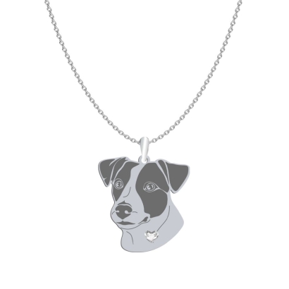 Naszyjnik ze srebra 925 Jack Russell Terrier Krótkowłosy GRAWER GRATIS - MEJK Jewellery