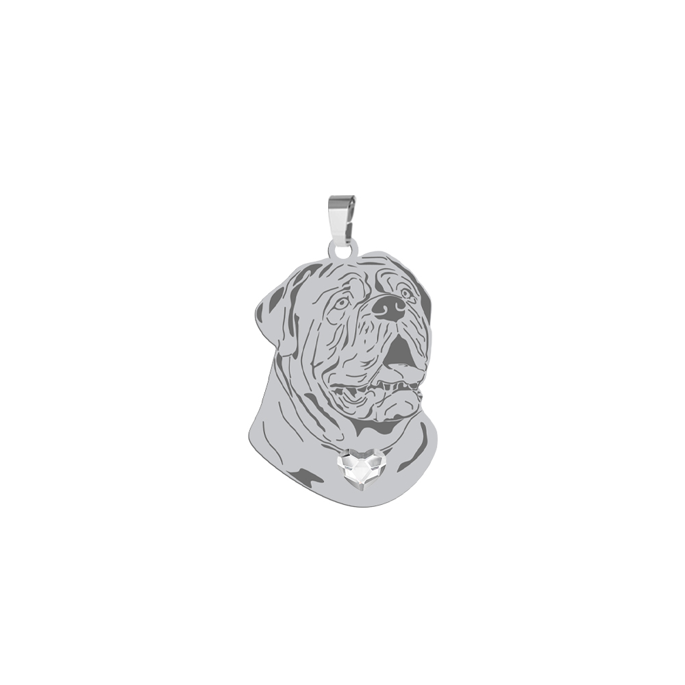 Zawieszka z psem Dog de Bordeaux srebro GRAWER GRATIS - MEJK Jewellery