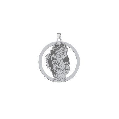 Silver Havenese engraved pendant - MEJK Jewellery