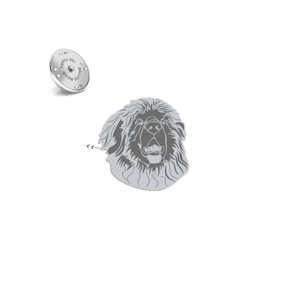 Silver Leonberger pin - MEJK Jewellery