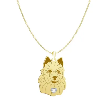 Naszyjnik pozłacany Terrier Australijski GRAWER GRATIS - MEJK Jewellery