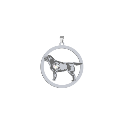 Zawieszka z psem Labrador Retriever srebro GRAWER GRATIS - MEJK Jewellery