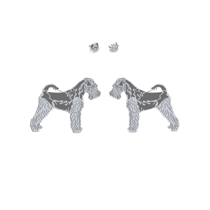 Silver Welsh Terrier earrings - MEJK Jewellery