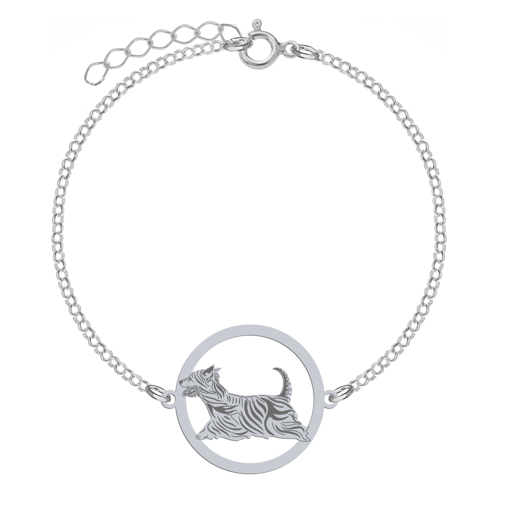 Bransoletka z Australian Silky Terrier srebro GRAWER GRATIS - MEJK Jewellery