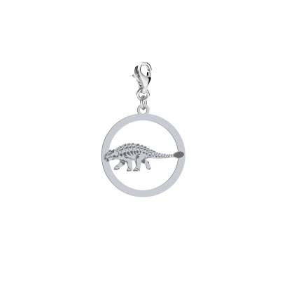 Srebrny Charms Ankylozaur Dinozaur - MEJK Jewellery