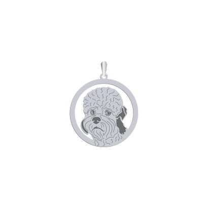 Silver Dandie Dinmont Terrier pendant, FREE ENGRAVING - MEJK Jewellery