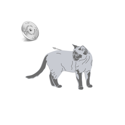 Silver Cats That  pin - MEJK Jewellery