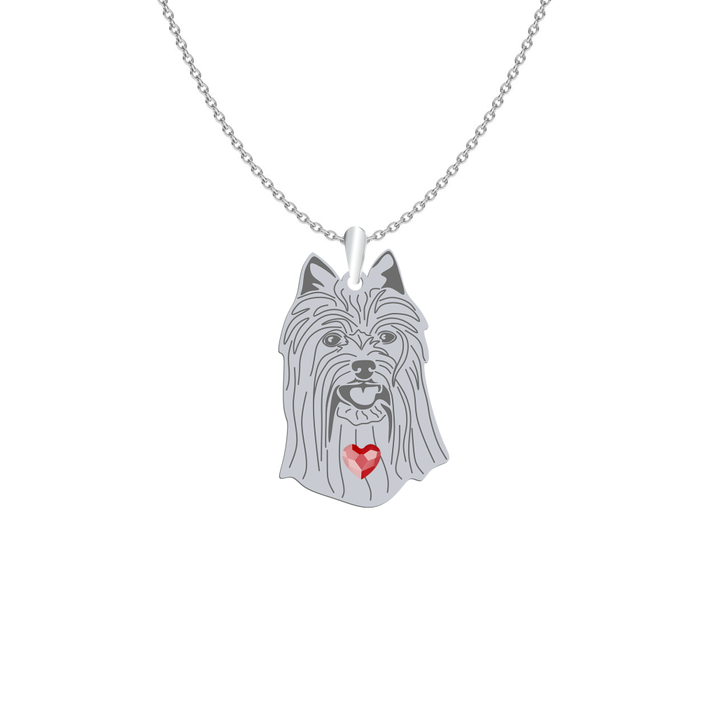 Naszyjnik Australian Silky Terrier srebro GRAWER GRATIS - MEJK Jewellery