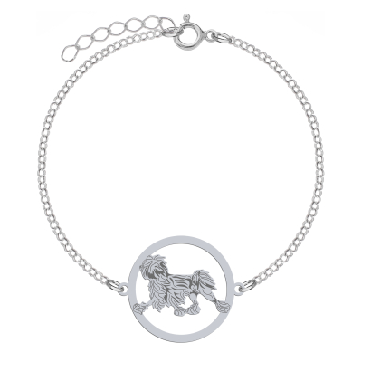 Silver Lowchen bracelet, FREE ENGRAVING - MEJK Jewellery