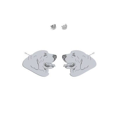Silver Tatra Shepherd Dog earrings - MEJK Jewellery