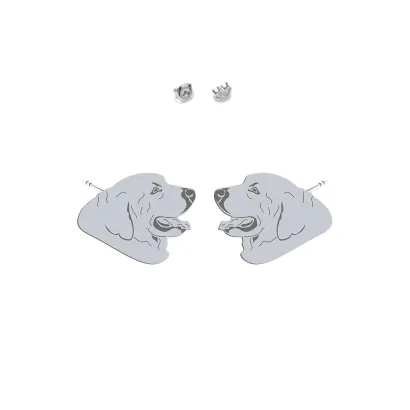 Silver Tatra Shepherd Dog earrings - MEJK Jewellery