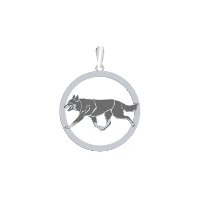 Silver Lapinporokoira pendant, FREE ENGRAVING - MEJK Jewellery