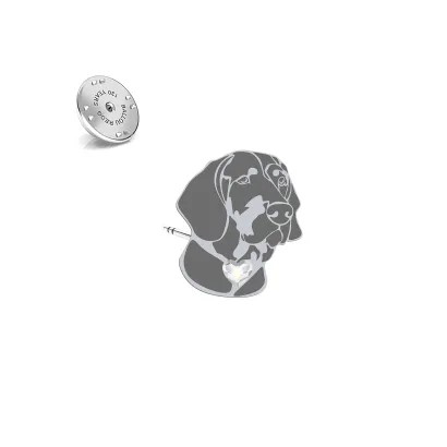 Silver Polish Hunting Dog pin - MEJK Jewellery