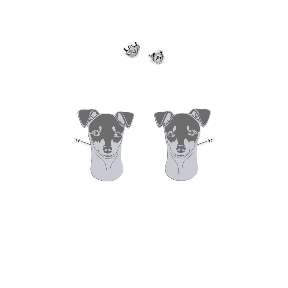 Silver Japanese Terrier earrings - MEJK Jewellery