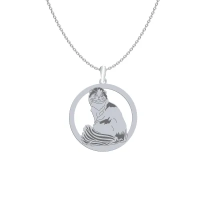 Silver Scottish Fold necklace, FREE ENGRAVING - MEJK Jewellery