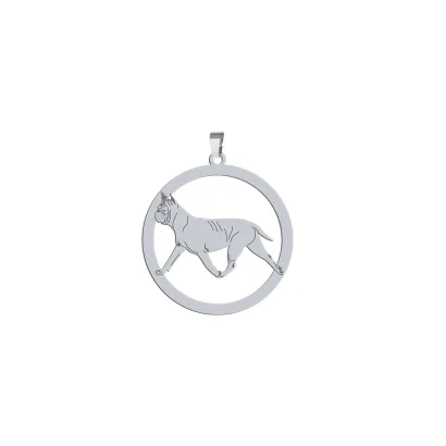 Silver Chongqing Dog pendant, FREE ENGRAVING - MEJK Jewellery